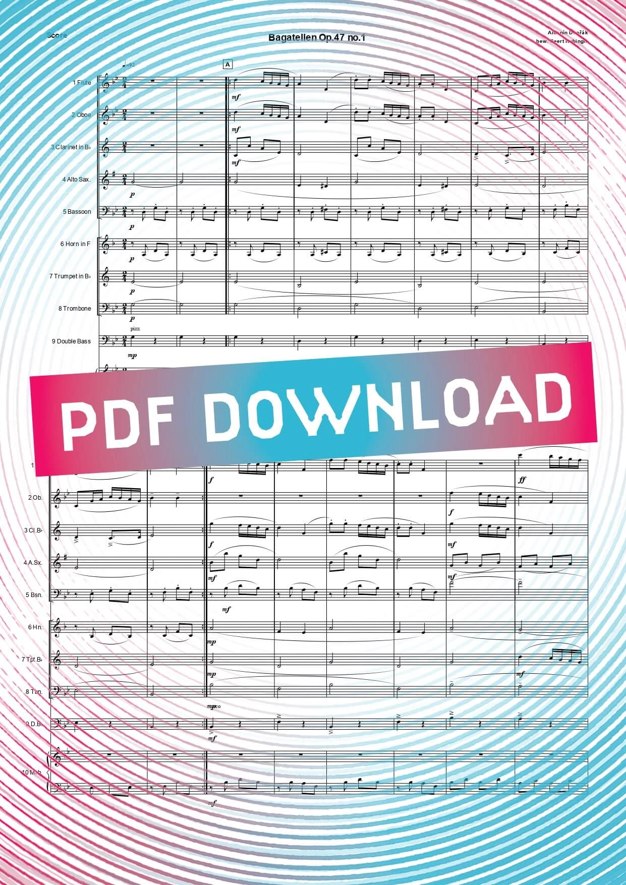 Bagatellen no.1 - Antonin Dvorak