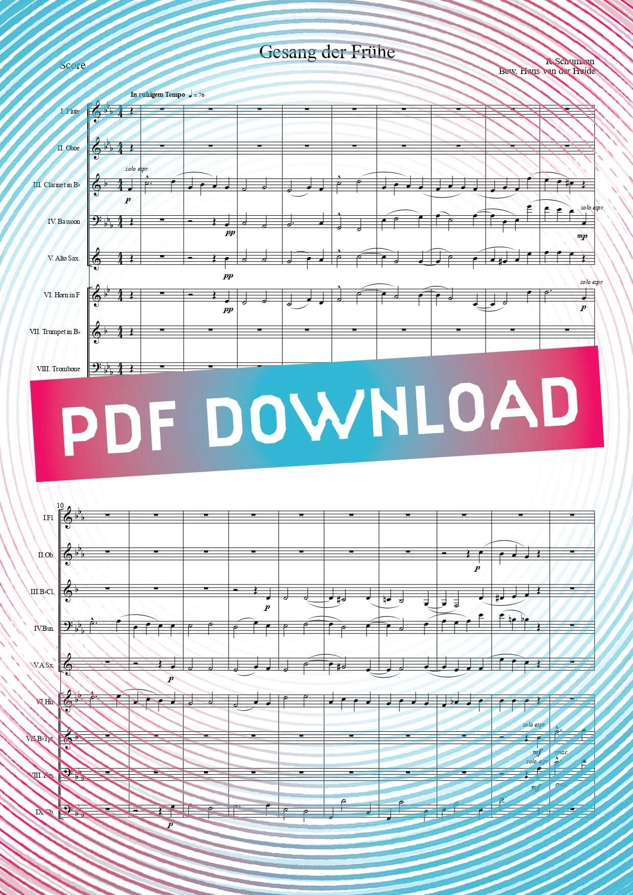 Gesang der Frühe - Robert Schumann