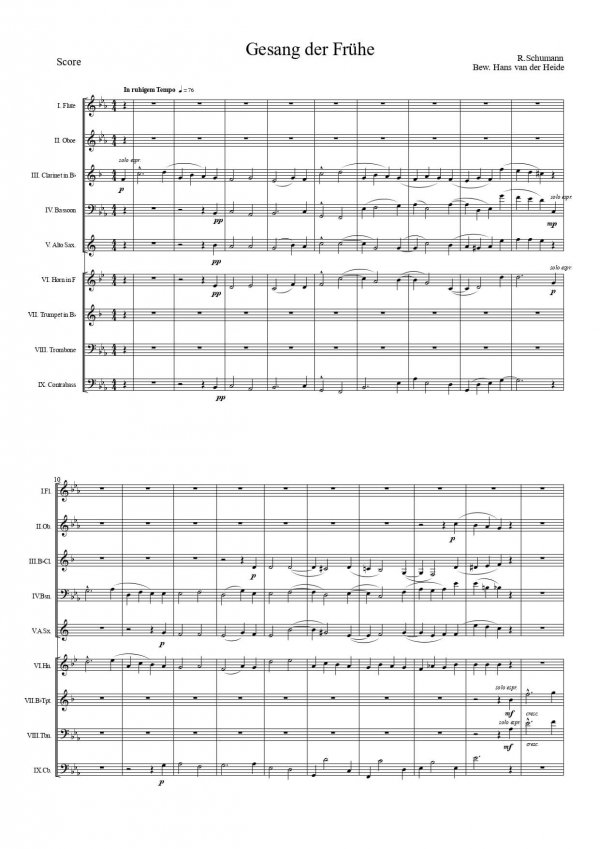 Gesang der Frühe - Robert Schumann - Afbeelding 2