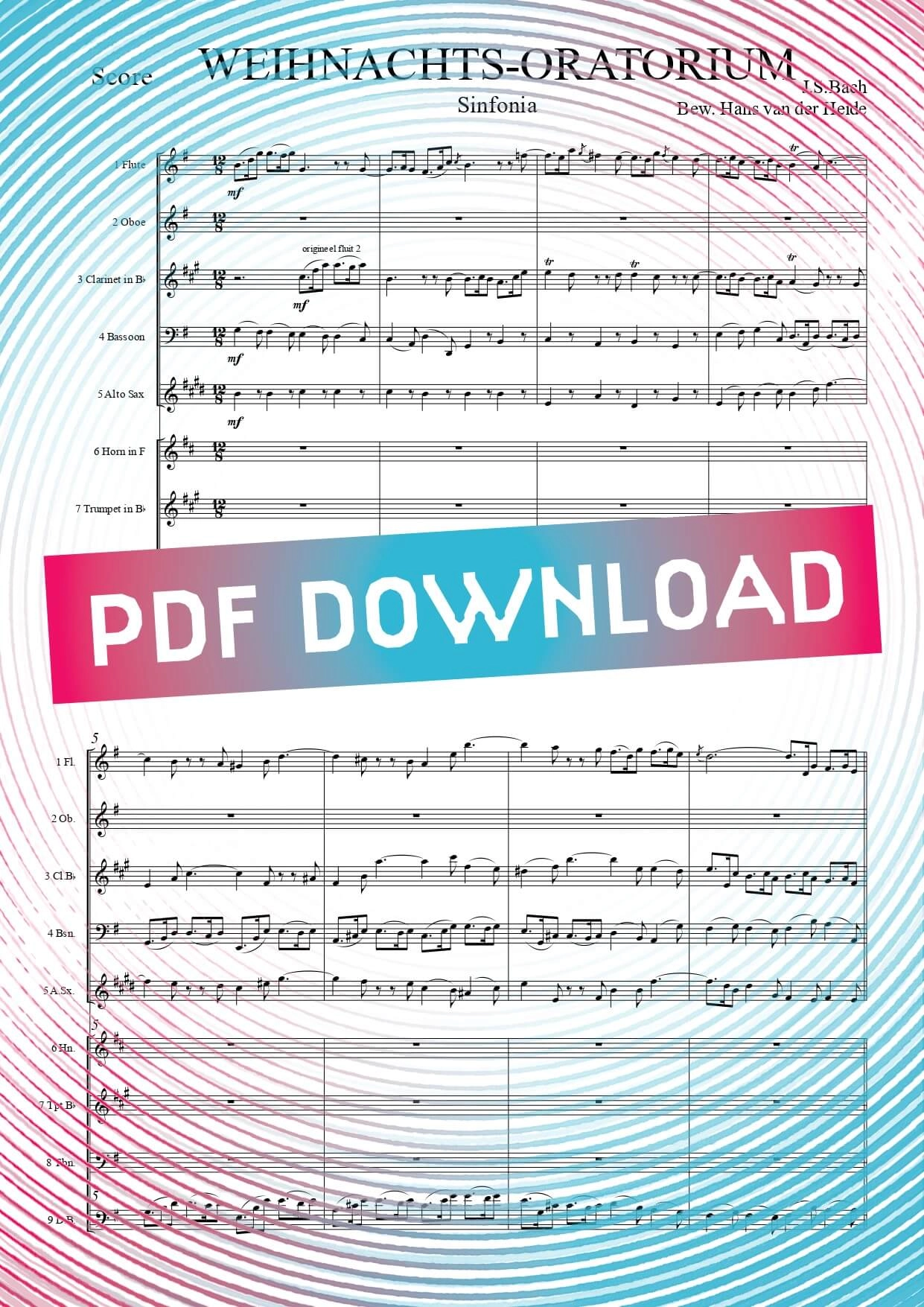 Sinfonia from Weihnachtsoratorium - J.S. Bach