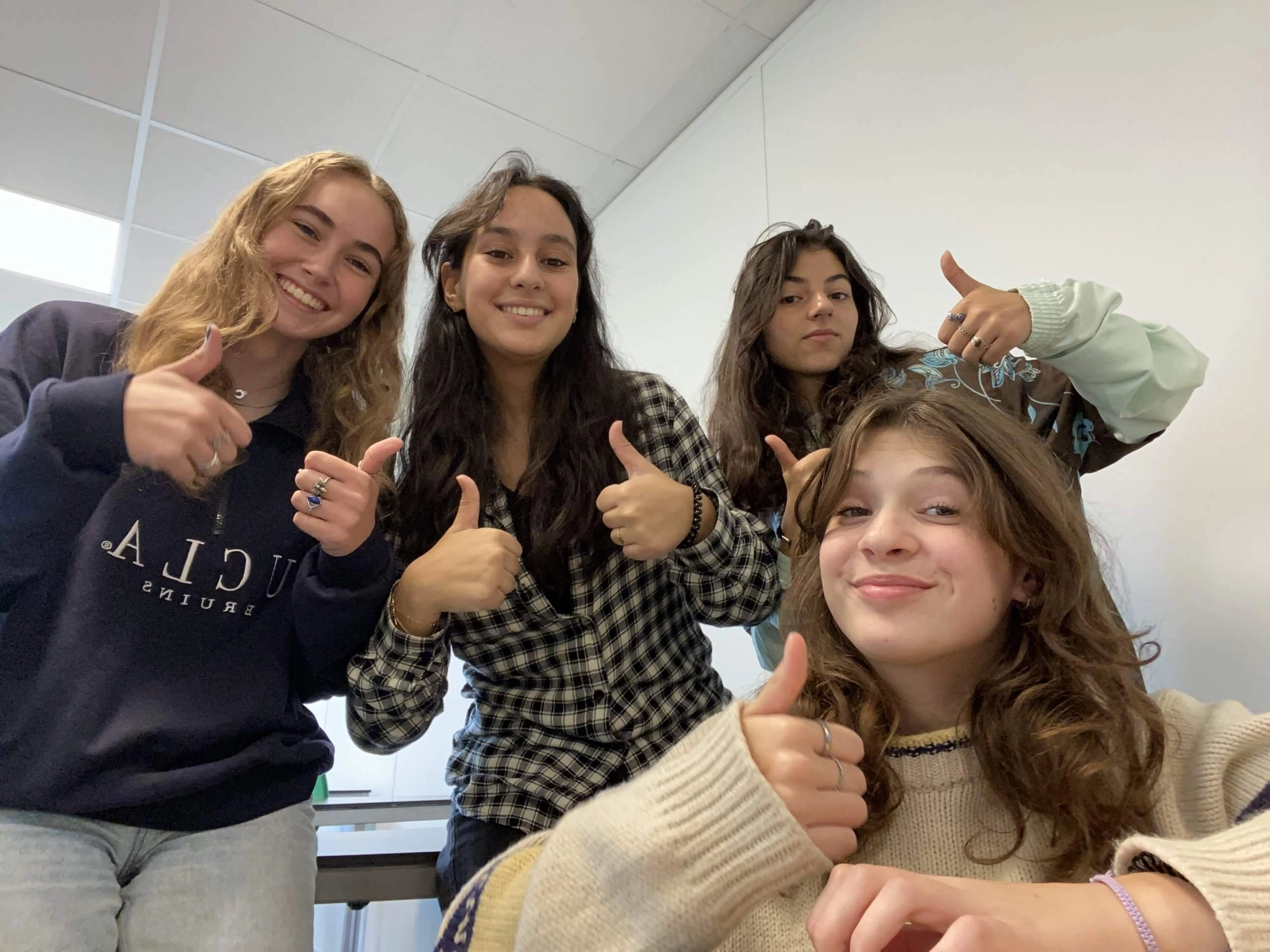 Lena, Pascalle, Fatine & Milou