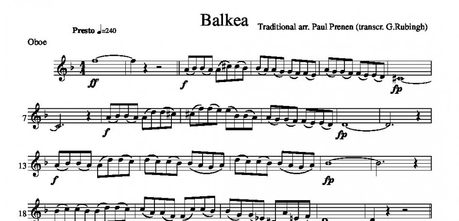 Balkea jongNBE 2017 – 02 Oboe