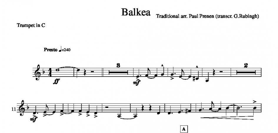 Balkea jongNBE 2017 – 07 Trumpet in C