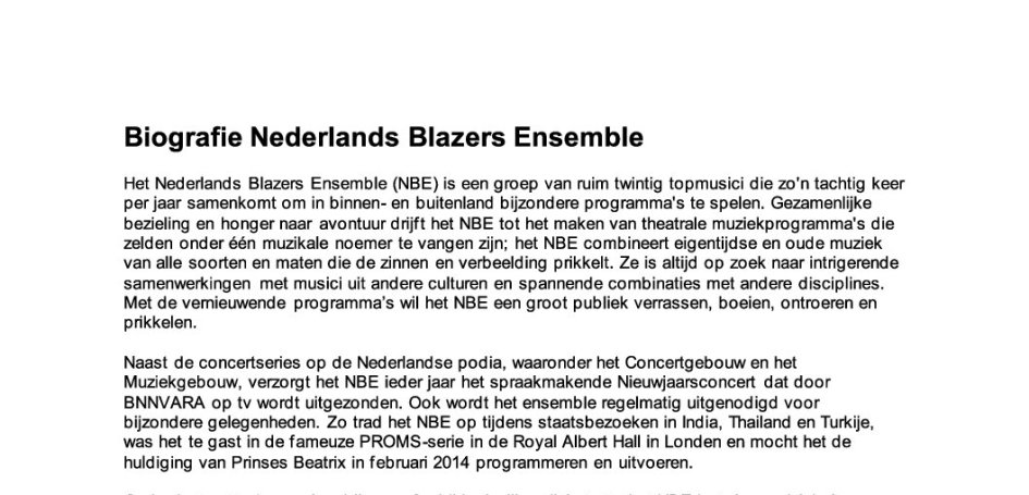 Biografie-Nederlands-Blazers-Ensemble