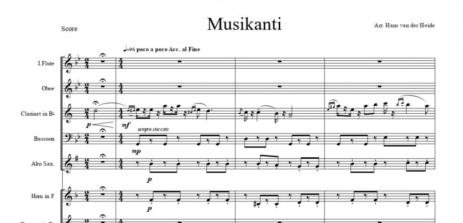 Musikanti – Traditional – SWE – Preview page 1